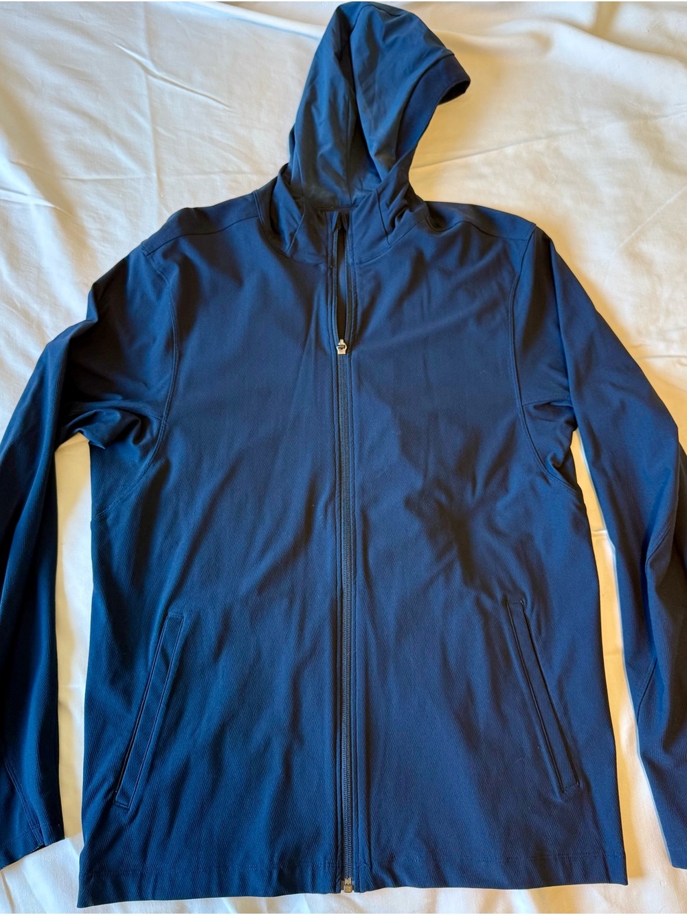 Lululemon Navy Full-Zip Hooded Jacket
